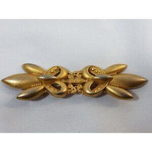 JJ Jonette Gold-toned Brooch Pin Vintage 1988